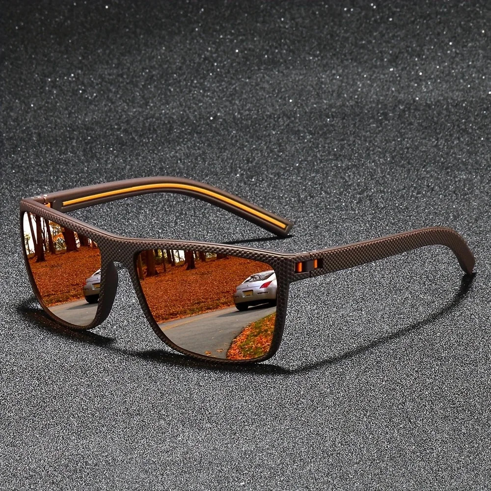 Fashion Vintage Square Polarized solbriller til mænd og kvinder ~ Designer UV400 Driving & Fishing Eyewear