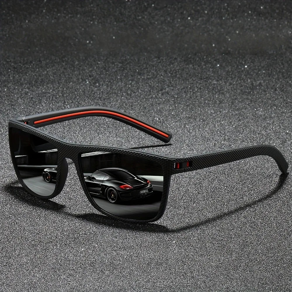 Fashion Vintage Square Polarized solbriller til mænd og kvinder ~ Designer UV400 Driving & Fishing Eyewear