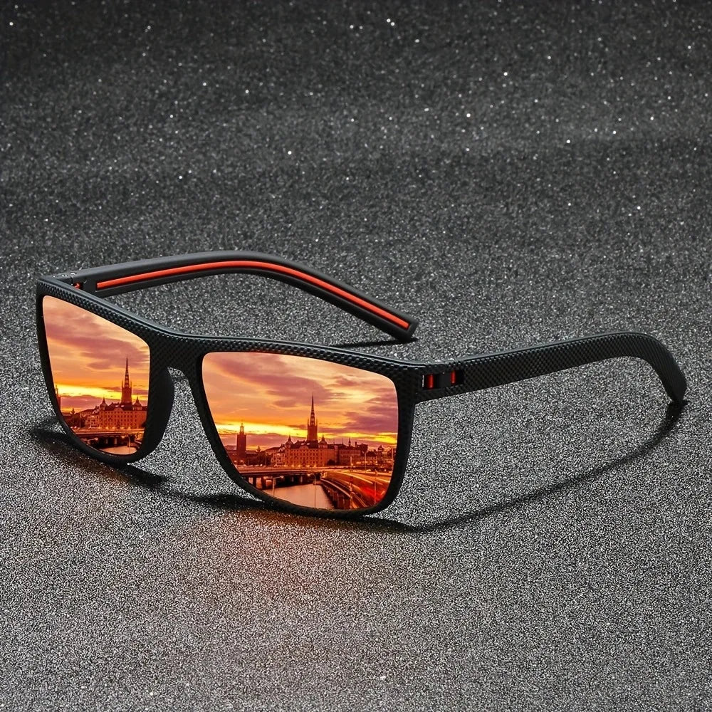 Fashion Vintage Square Polarized solbriller til mænd og kvinder ~ Designer UV400 Driving & Fishing Eyewear