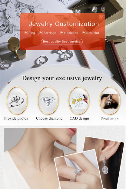 0.1ct 3mm D VVS Moissanite Fuld Eternity Band Ring 925 Sterling Sølv Engagement & Party Smykker for kvinder