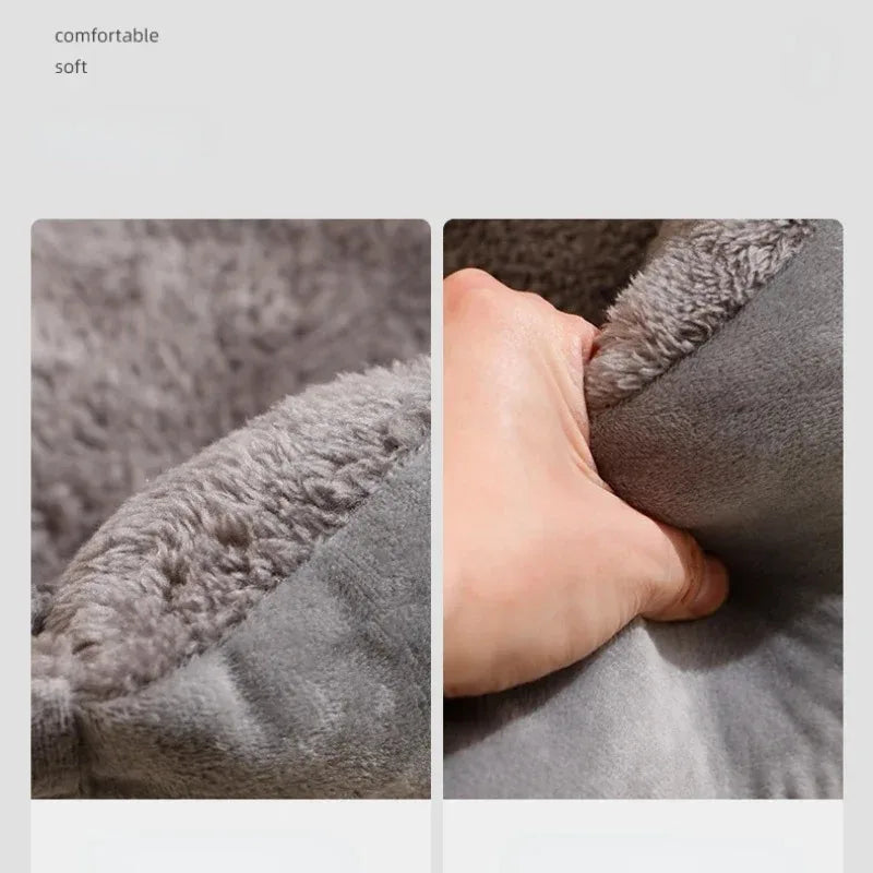 Soft Plush Pet Seng til katte og små hunde Hyggeligt åndbart Pudehus