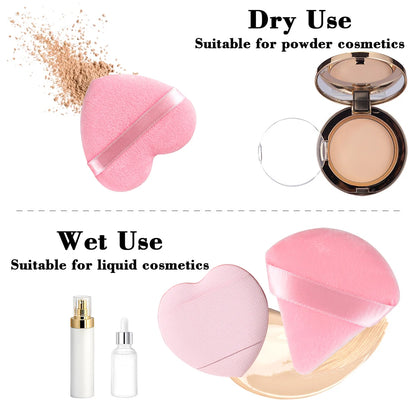 20/30Pcs Triangle fløjl Powder Puff Wet & Dry Use Makeup Sponge for Foundation, Cosmetics og skønhed blanding