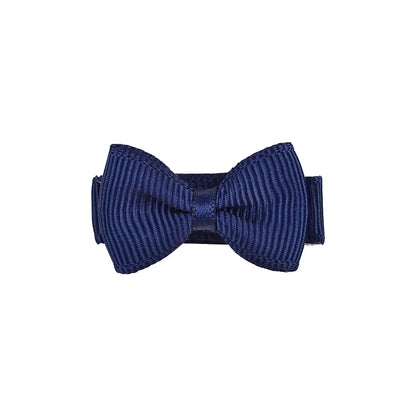 1.2 inches Mini hår buer med klip Solid farver frisure til børn & Baby pige
