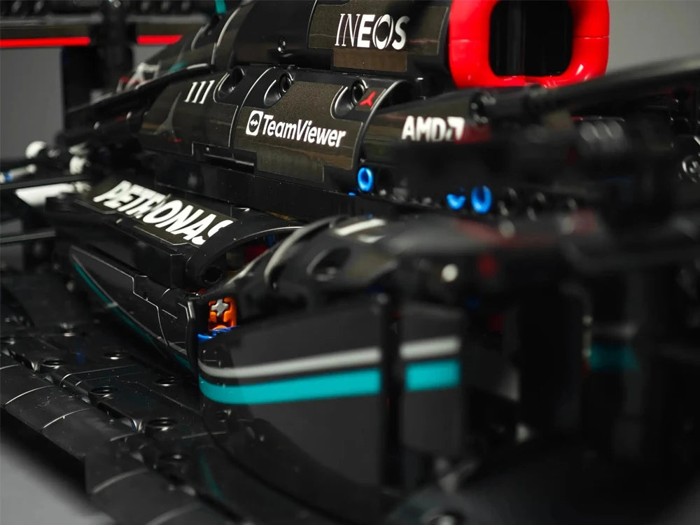 Teknologi 1642PCS Mekanisk Racing Bil bygning blokke W14 Venue Racing Model Kit for voksne & børn