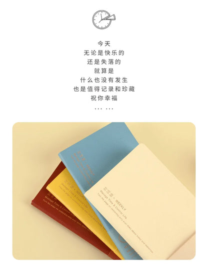 Kinbor Weekly Planner Notebook – Undated Daily & Monthly Agenda Journa