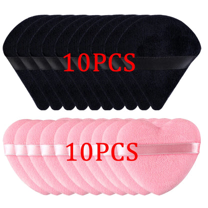 20/30Pcs Triangle fløjl Powder Puff Wet & Dry Use Makeup Sponge for Foundation, Cosmetics og skønhed blanding