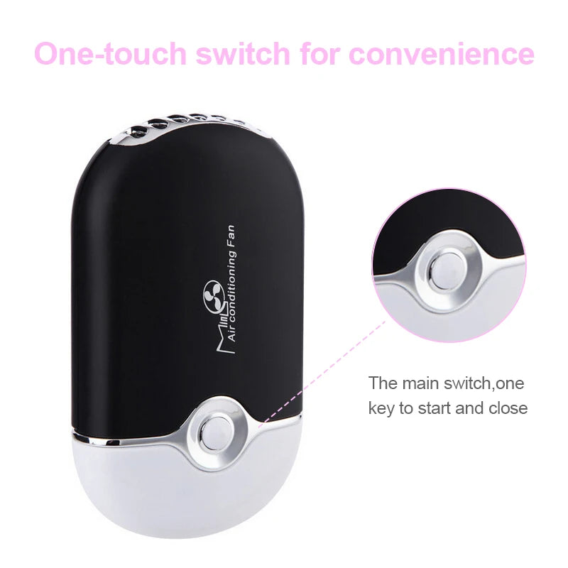 MASSA USB Mini øjenvipper Ventilator til hurtig tørring Lash lim Tørretumbler, Eyelash forlængerværktøj til professionel makeup