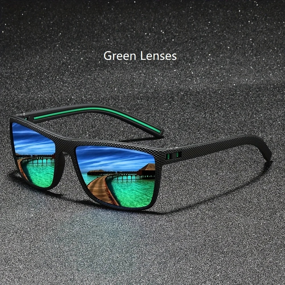 Fashion Vintage Square Polarized solbriller til mænd og kvinder ~ Designer UV400 Driving & Fishing Eyewear