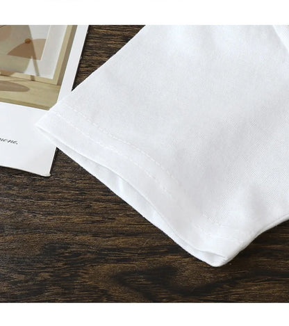 2-10Y Children!Ren bomuld korte ærme Pullover T-shirt ! Baby drenge & piger Sommertoppene