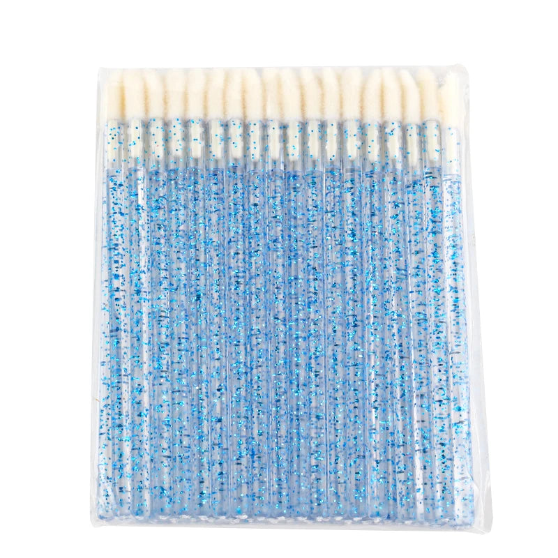 Lanjinglin 5/50 Pcs Engangs Lip Brush Makeup Børster Lipstick Applicator Wands & Eyelash Extension Tool, Professional Skønhed Tilbehør