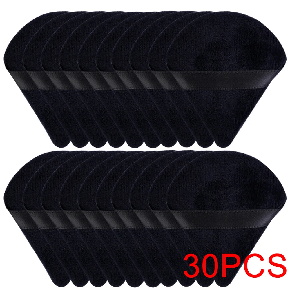 20/30Pcs Triangle fløjl Powder Puff Wet & Dry Use Makeup Sponge for Foundation, Cosmetics og skønhed blanding