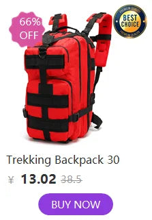 40L Taktisk reflekterende rygsæk ! Militære Molle Udendørs Rucksack ! Vandreture, Camping, Jagt & Rejsetaske