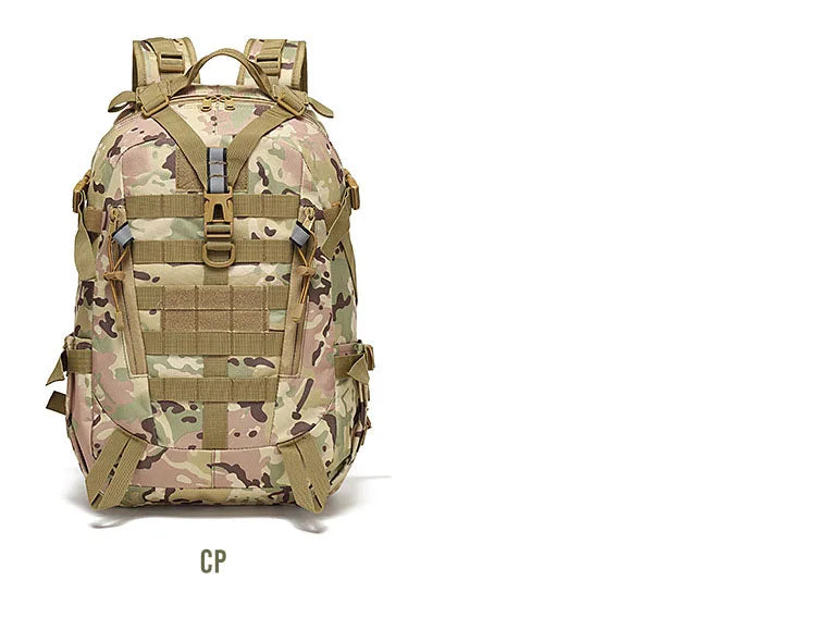 40L Taktisk reflekterende rygsæk ! Militære Molle Udendørs Rucksack ! Vandreture, Camping, Jagt & Rejsetaske