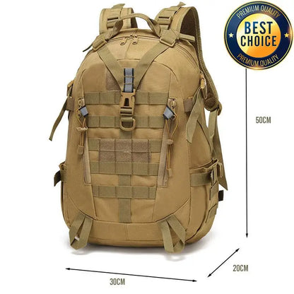 40L Taktisk reflekterende rygsæk ! Militære Molle Udendørs Rucksack ! Vandreture, Camping, Jagt & Rejsetaske