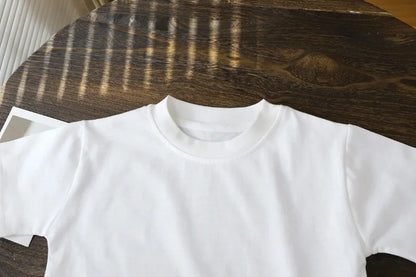 2-10Y Children!Ren bomuld korte ærme Pullover T-shirt ! Baby drenge & piger Sommertoppene