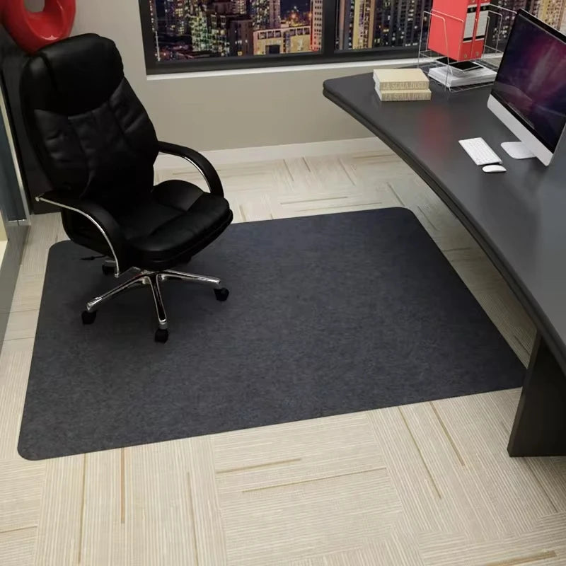 VIKAMA Office Chair Mat Anti-Slip, Wear-Resistent Tæppe til Hjem & Kontorgulvbeskyttelse