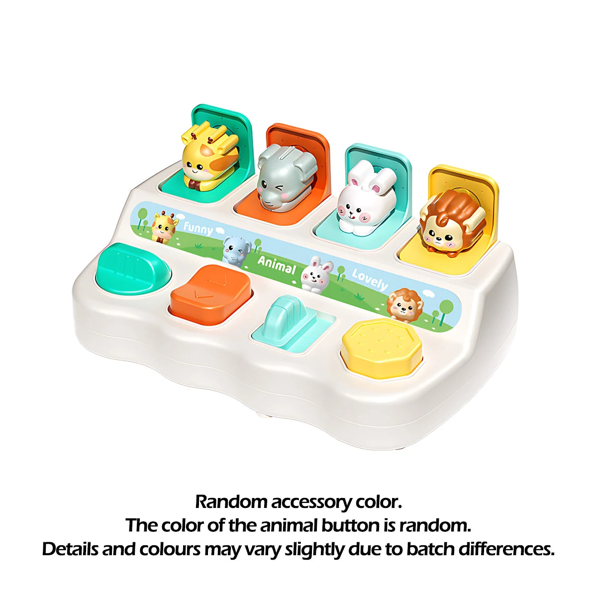 Montessori Pop- Up Animal Toys & Learning Boxes Forbedre Logic & Motor Skills for Kids