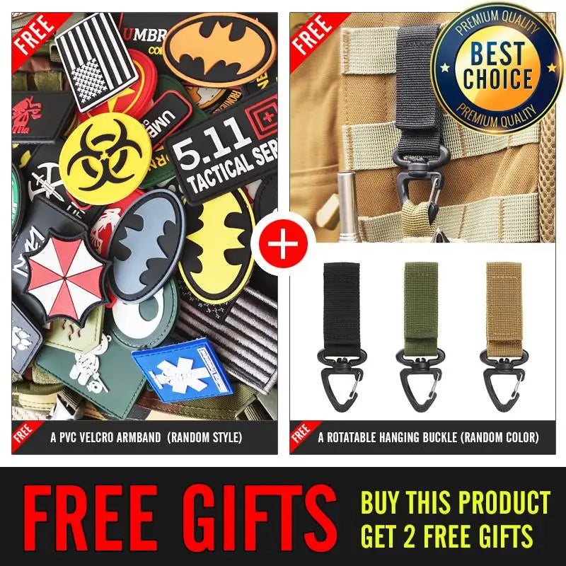 40L Taktisk reflekterende rygsæk ! Militære Molle Udendørs Rucksack ! Vandreture, Camping, Jagt & Rejsetaske