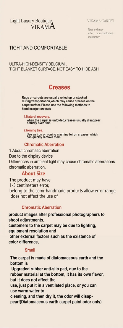 VIKAMA Office Chair Mat Anti-Slip, Wear-Resistent Tæppe til Hjem & Kontorgulvbeskyttelse