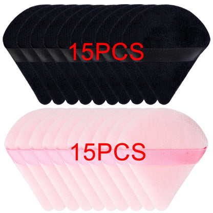 20/30Pcs Triangle fløjl Powder Puff Wet & Dry Use Makeup Sponge for Foundation, Cosmetics og skønhed blanding