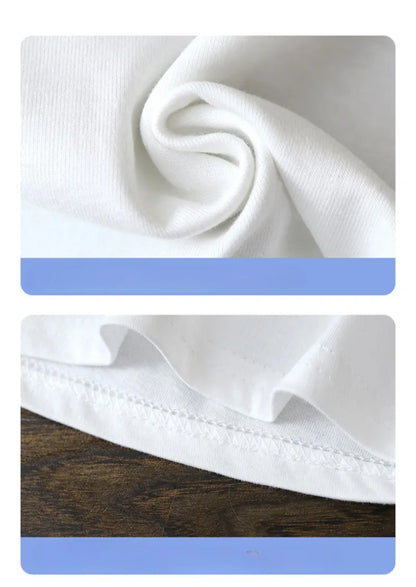 2-10Y Children!Ren bomuld korte ærme Pullover T-shirt ! Baby drenge & piger Sommertoppene