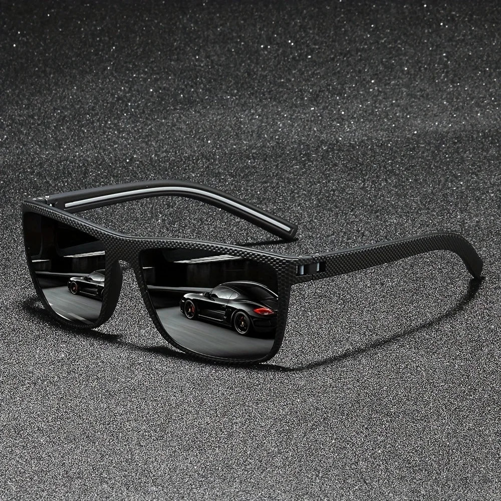 Fashion Vintage Square Polarized solbriller til mænd og kvinder ~ Designer UV400 Driving & Fishing Eyewear
